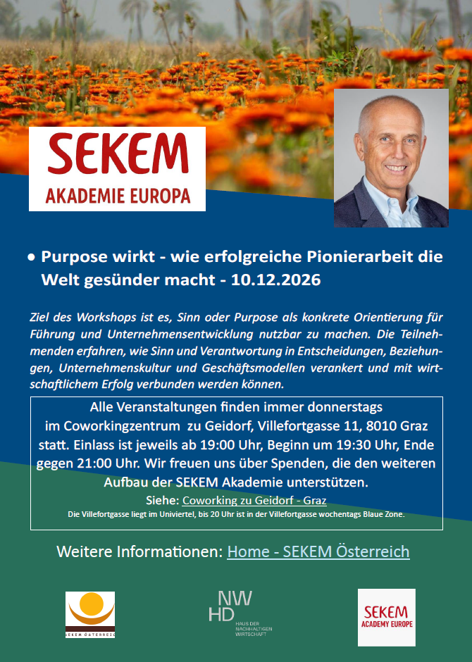 Sekem Akademie Herbst 2026 B